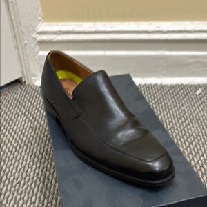 Black Leather Men's Loafers